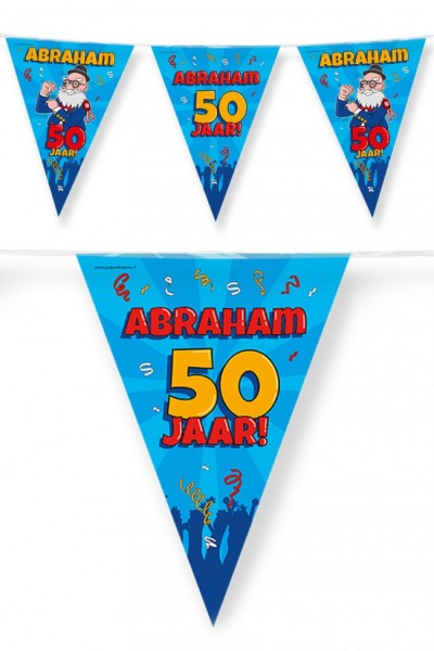 Vlaggenlijn 50 Abraham cartoon - 10 meter