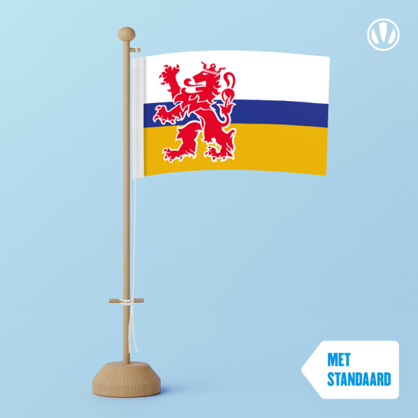 Tafelvlag Limburg 10x15cm met standaard