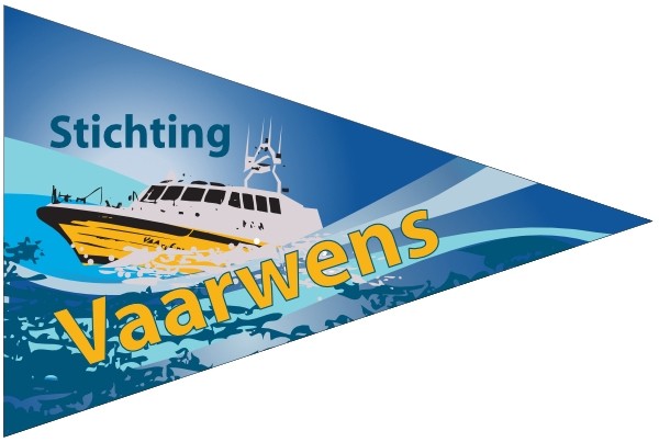 Puntvlag 30x45cm Stichting Vaarwens