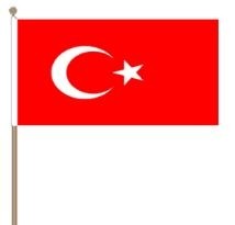 Zwaaivlag Turkije 30x45cm