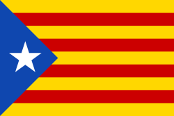 Vlag Catalonie onafhankelijkheid 20x30cm