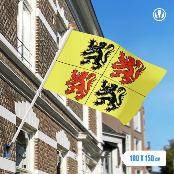 Vlag Henegouwen 100x150