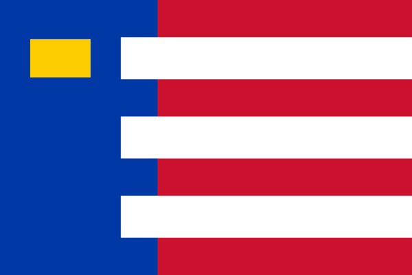 Vlag Baarle-Nassau 70x100cm