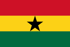 vlag Ghana, Ghanese vlaggen 90x150cm