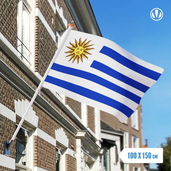 Vlag Uruguay 100x150cm