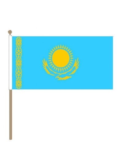 Zwaaivlag Kazachstan 30x45cm