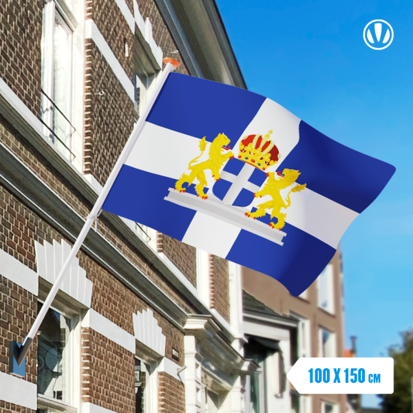 Zwolle met wapen vlag 100x150cm