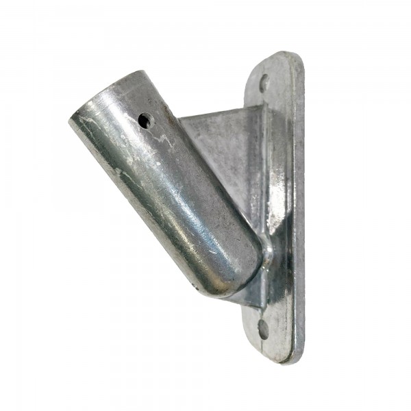 vlaggenstokhouder 18mm aluminium 45 graden