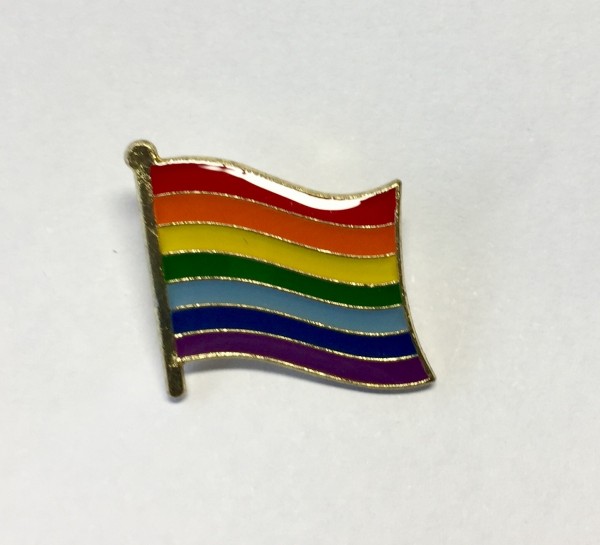 Broche / Speldje Regenboogvlag