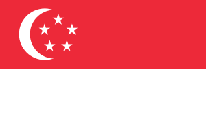 Singaporese vlag | vlaggen Singapore 90x150cm Best Value