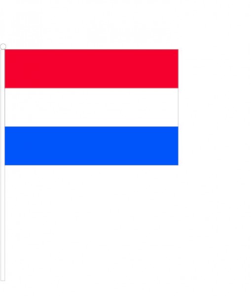 Zwaaivlag Nederland 20x30cm met plastic stokje