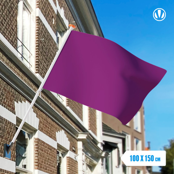 Vlag Fuchsia 100x150cm