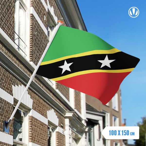 Vlag Saint Kitts en Nevis 100x150