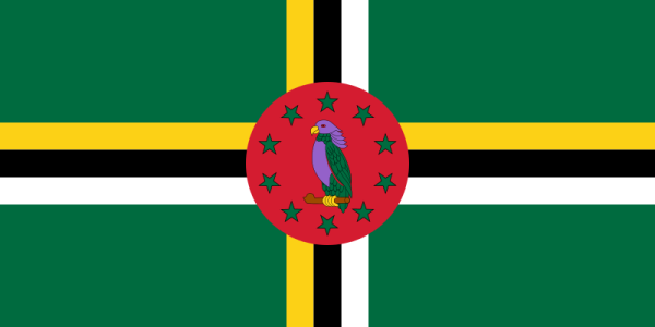 Vlag Dominica 70x100cm