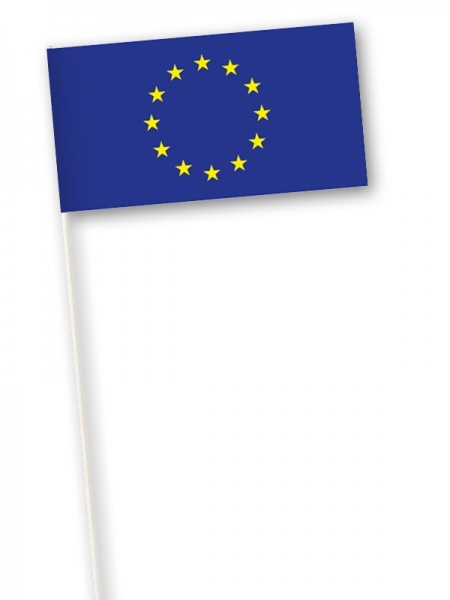 Zwaaivlag Europese Unie EU vlaggen 11x21cm