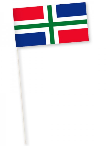 Zwaaivlaggetjes Groningen Groninger zwaaivlaggen papier