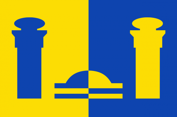 Vlag Bennekom 20x30cm