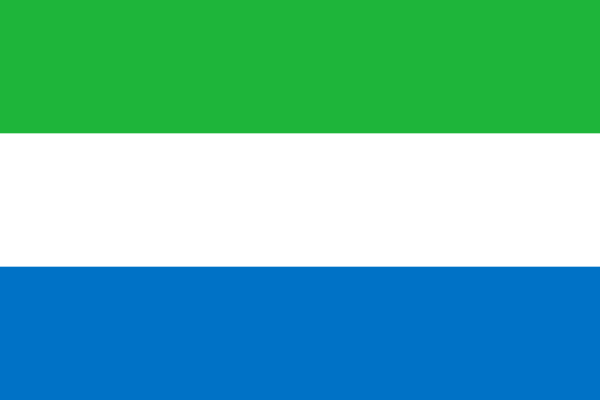 Vlag Sierra Leone 70x100cm