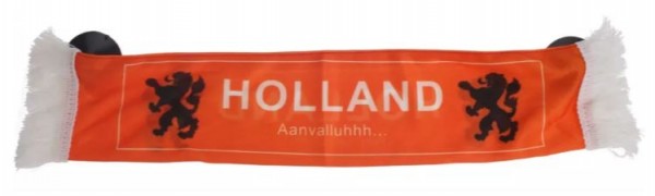 Oranje Holland hangbanner met zuignappen