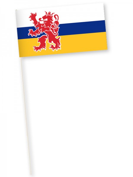 Zwaaivlag provincie Limburg 11x21cm