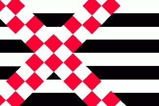 Vlag Loosdrecht 50x75cm Loosdrechtse vlaggen bootvlag
