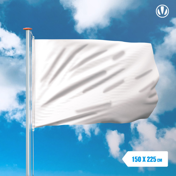 Witte vlag 150x225cm