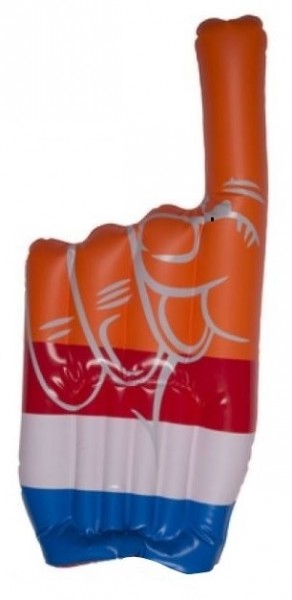 Hand opblaasbaar oranje