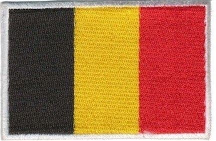 Applicatie Belgische vlag patch Belgie