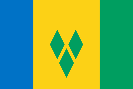 vlag Saint Vincent en de Grenadines | Saint Vincent en de Grenadines vlaggen 50x75cm