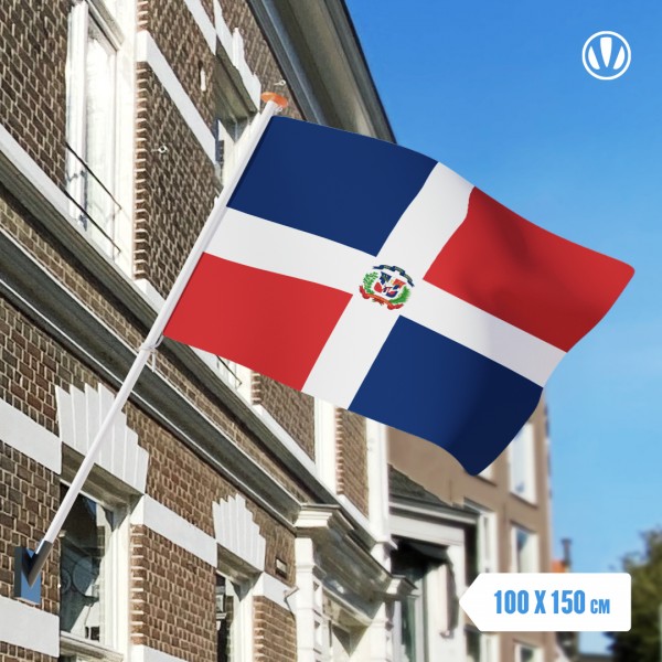 Vlag Dominicaanse Republiek 100x150