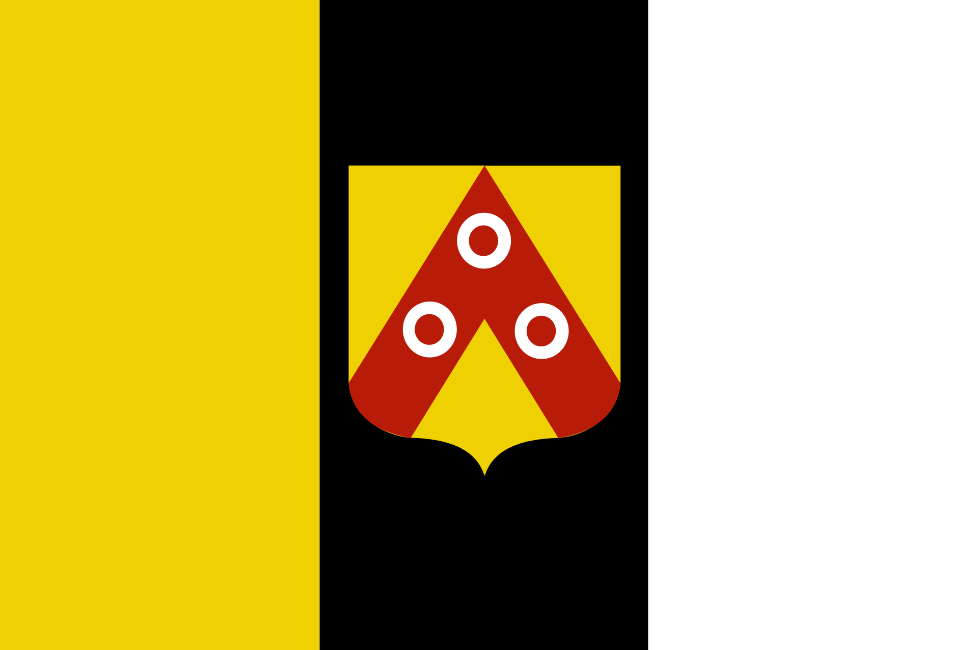 Vlag Anzegem 70x100cm Grote Bootvlag Anzegem