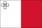 vlag Malta 30x45cm Maltezer vlaggen gastenvlag