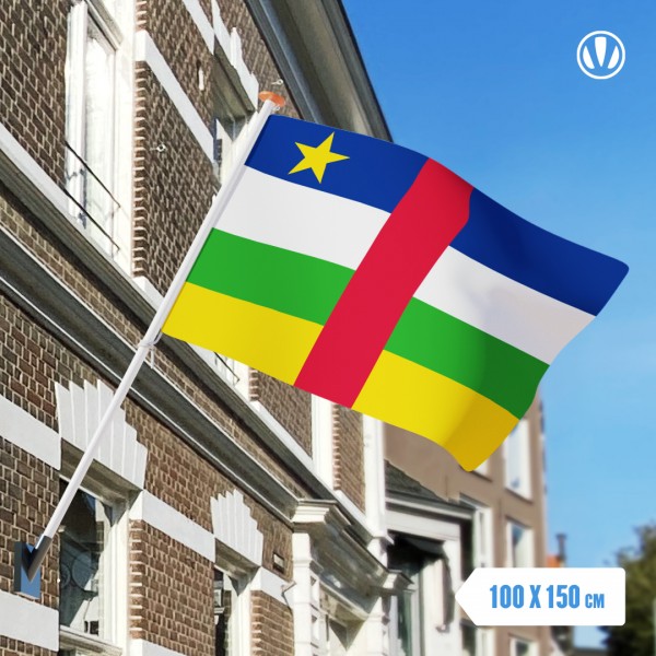 Vlag Centraal Afrikaanse Republiek 100x150