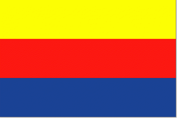Noord-Hollandse vlag 50x75cm Provincie Noord Holland Bootvlag