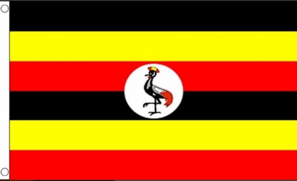 Vlag Oeganda 60x90cm