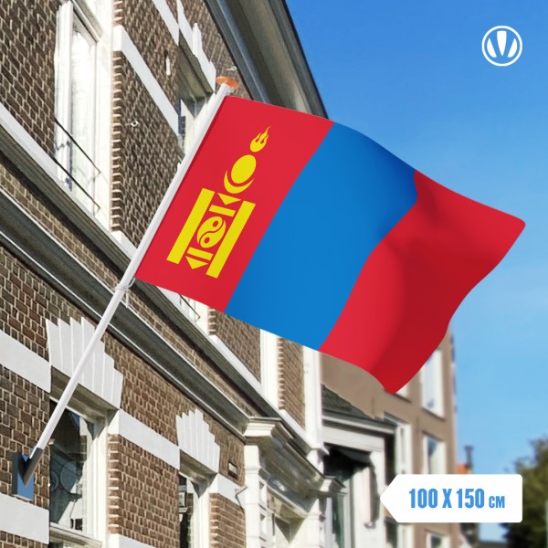 Vlag Mongolie 100x150