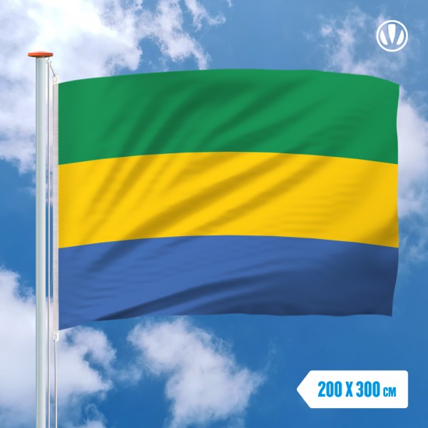 Grote Mastvlag Gabon 200x300cm