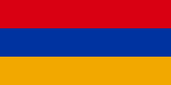Vlag Armenië | Armeense vlaggen 100x150cm gevelvlag