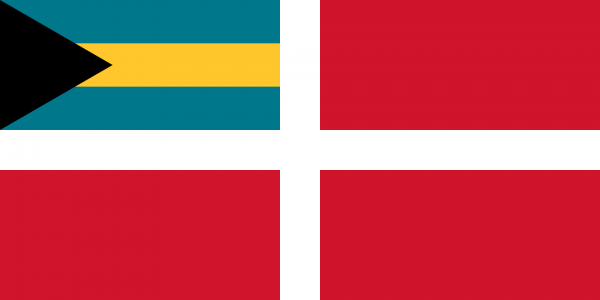 Grote vlag Bahama's Koopvaardij