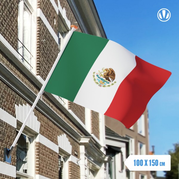 Vlag Mexico 100x150