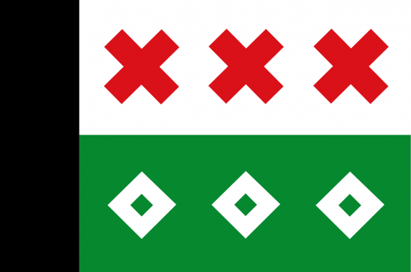 Vlag Willemstad 30x45