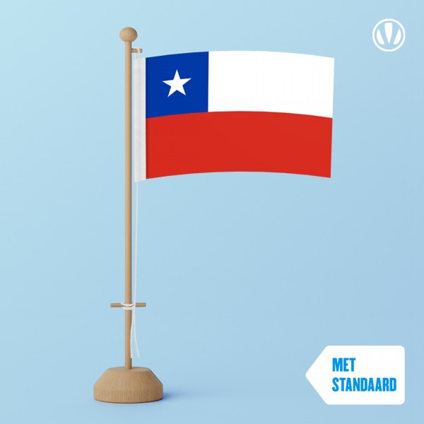 Tafelvlag Chili met standaard
