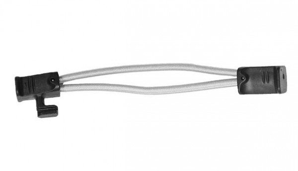 Hoek spanelastiek stormfix 8x200mm grijs