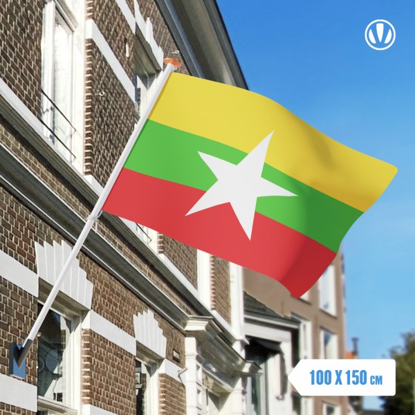 Vlag Myanmar 100x150