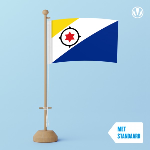 Tafelvlag Bonaire met standaard