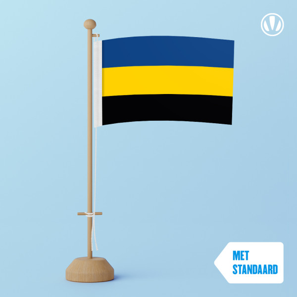 Tafelvlag Gelderland 10x15cm met standaard
