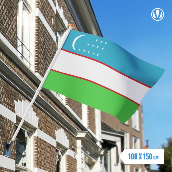 Vlag Oezbekistan 100x150