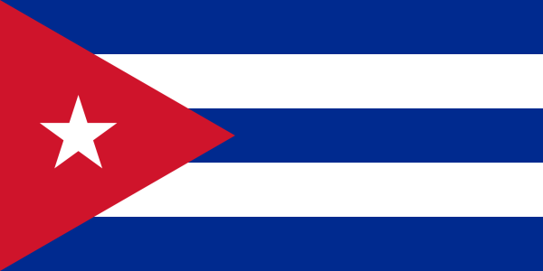 Vlag Cuba 70x100cm
