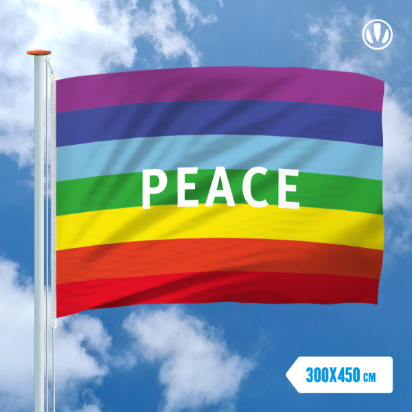 Grootste Peace vlag 300x450cm