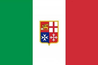 vlag Italië met wapen 100x150cm